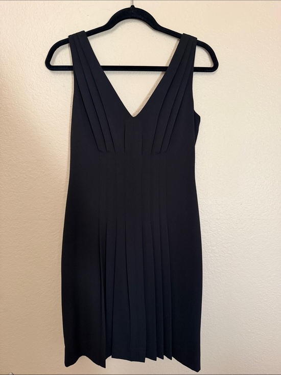 Calvin Klein Dresses & Skirts - Calvin Klein Classic Black V-Neck Pleated Women’s Dress- Size 6